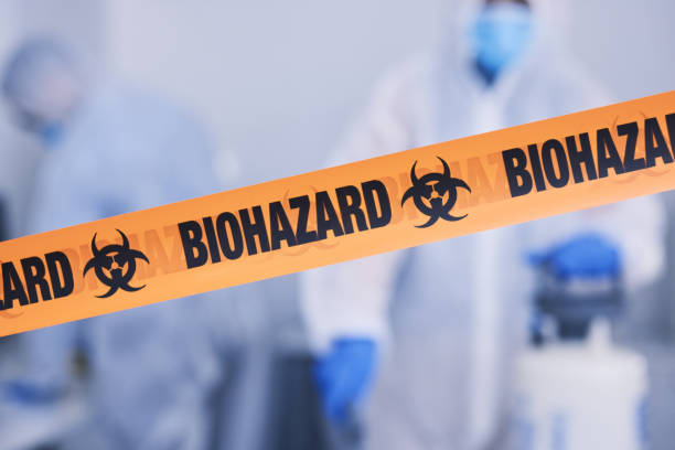 Professional Biohazard Cleanup technician working in Whitestown, IN